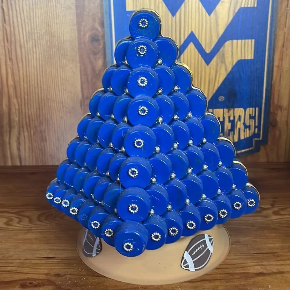 West Virginia Mountaineers Collectible‎ Items, Figurine Tree Sign and Clock